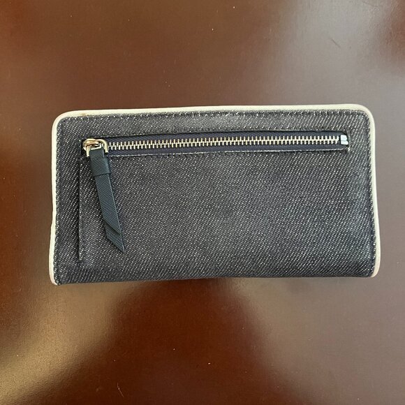 Kate Spade Denim Wallet - Picture 2 of 3